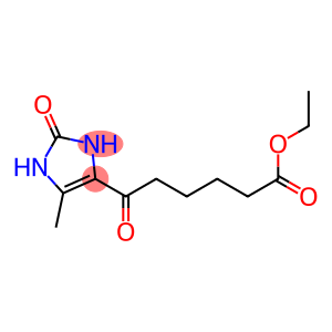 ethyl 2,3-dihydro-5-methyl-.epsilon.-2-dioxo-1H-imidazole-4-hexanoate
