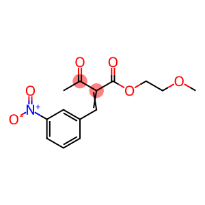2-Acetyl-3-(3-nitrophenyl)acrylic acid 2-methoxyethyl ester
