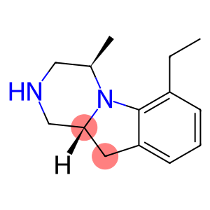 Pyrazino[1,2-a]indole, 6-ethyl-1,2,3,4,10,10a-hexahydro-4-methyl-, (4R,10aR)- (9CI)