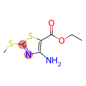 5-Thiazolecarboxylic acid, 4-amino-2-(methylthio)-, ethyl ester