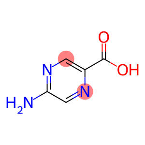 2-Pyrazinecarboxylic acid, 5-amino-
