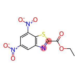 2-Benzothiazolecarboxylic acid, 5,7-dinitro-, ethyl ester