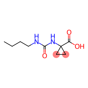 Cyclopropanecarboxylic acid, 1-[[(butylamino)carbonyl]amino]-