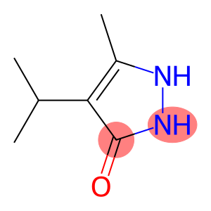 3H-Pyrazol-3-one, 1,2-dihydro-5-methyl-4-(1-methylethyl)- (9CI)
