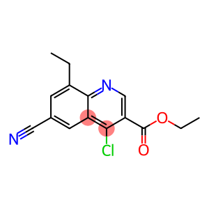 4-氯-6-氰基-8-乙基-3-喹啉羧酸乙酯