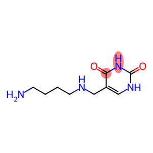 2,4(1H,3H)-Pyrimidinedione, 5-[[(4-aminobutyl)amino]methyl]-