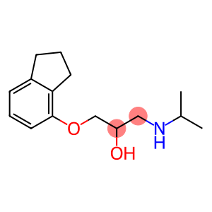 2-Propanol, 1-[(2,3-dihydro-1H-inden-4-yl)oxy]-3-[(1-methylethyl)amino]-