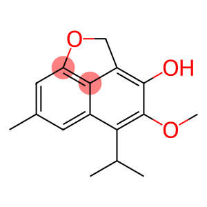 2H-Naphtho[1,8-bc]furan-3-ol, 4-methoxy-7-methyl-5-(1-methylethyl)-