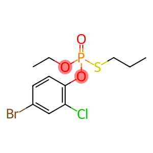 O-4-bromo-2-chlorophenyl O-ethyl S-propyl phosphorothioate
