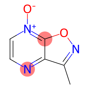 Isoxazolo[4,5-b]pyrazine, 3-methyl-, 7-oxide (9CI)