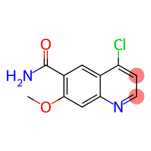 4-Chloro-7-methoxy-6-quinolinecarboxamide