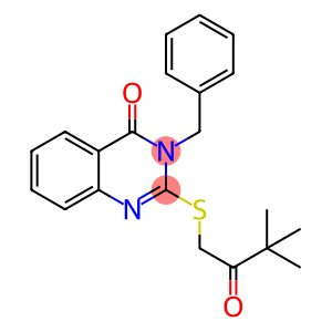 3-benzyl-2-[(3,3-dimethyl-2-oxobutyl)sulfanyl]quinazolin-4(3H)-one