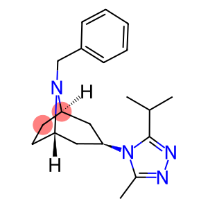 8-苄基-3-外型-(5-异丙基-3-甲基-4H-1,2,4-三唑-4-基)-8-氮杂双环[3.2.1]辛烷