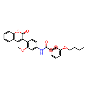 3-butoxy-N-[3-methoxy-4-(2-oxo-2H-chromen-3-yl)phenyl]benzamide