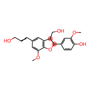 (2S,3R)-2-(3-Methoxy-4-hydroxyphenyl)-5-[(1E)-3-hydroxy-1-propenyl]-7-methoxy-2,3-dihydrobenzofuran-3-methanol