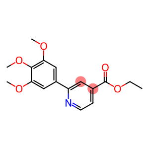 ETHYL 2-(3,4,5-TRIMETHOXYPHENYL)PYRIDINE-4-CARBOXYLATE