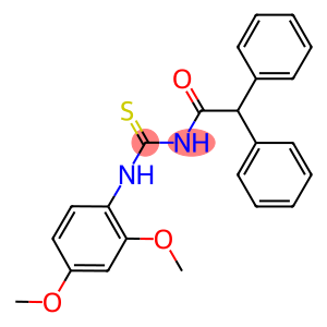 N-(2,4-dimethoxyphenyl)-N'-(diphenylacetyl)thiourea