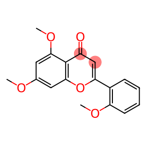 5,7-dimethoxy-2-(2-methoxyphenyl)-4H-chromen-4-one