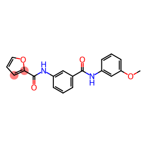 2-Furancarboxamide, N-[3-[[(3-methoxyphenyl)amino]carbonyl]phenyl]-