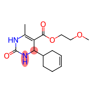 5-Pyrimidinecarboxylic acid, 4-(3-cyclohexen-1-yl)-1,2,3,4-tetrahydro-6-methyl-2-oxo-, 2-methoxyethyl ester