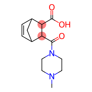 3-(4-甲基-哌嗪-1-羰基)-二环[2.2.1]庚-5-烯-2-羧酸