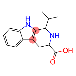 1H-Pyrido[3,4-b]indole-3-carboxylic acid, 2,3,4,9-tetrahydro-1-(1-methylethyl)-