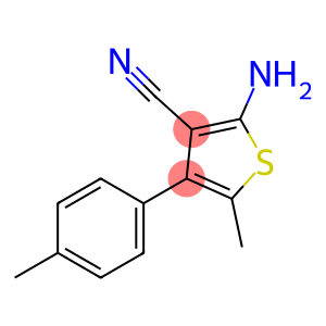 2-氨基-5-甲基-4-(4-甲基苯基)噻吩-3-甲腈