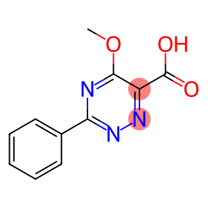 5-methoxy-3-phenyl-1,2,4-triazine-6-carboxylic acid