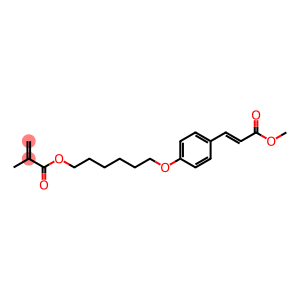 2-Propenoic acid, 2-methyl-, 6-[4-[(1E)-3-methoxy-3-oxo-1-propen-1-yl]phenoxy]hexyl ester