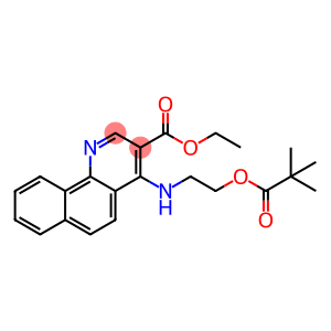 ethyl 4-({2-[(2,2-dimethylpropanoyl)oxy]ethyl}amino)benzo[h]quinoline-3-carboxylate