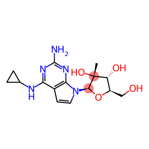 7H-Pyrrolo[2,3-d]pyrimidine-2,4-diamine, N4-cyclopropyl-7-(2-C-methyl-β-D-ribofuranosyl)-