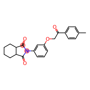 2-{3-[2-(4-methylphenyl)-2-oxoethoxy]phenyl}hexahydro-1H-isoindole-1,3(2H)-dione