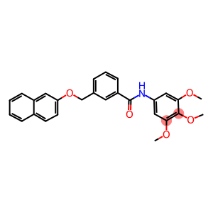 3-[(2-naphthyloxy)methyl]-N-(3,4,5-trimethoxyphenyl)benzamide
