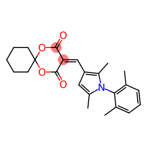 1,5-Dioxaspiro[5.5]undecane-2,4-dione, 3-[[1-(2,6-dimethylphenyl)-2,5-dimethyl-1H-pyrrol-3-yl]methylene]-