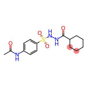 N-(4-{[2-(cyclohexylcarbonyl)hydrazino]sulfonyl}phenyl)acetamide