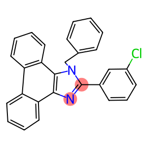 1-benzyl-2-(3-chlorophenyl)-1H-phenanthro[9,10-d]imidazole