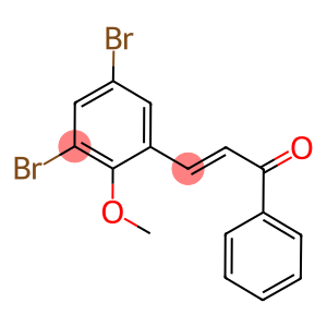3-(3,5-dibromo-2-methoxyphenyl)-1-phenyl-2-propen-1-one