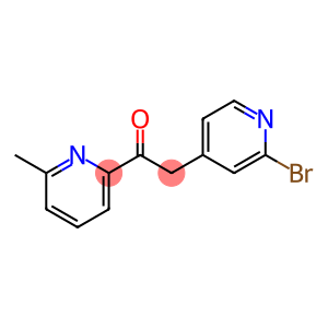 2-(2-bromo-4-pyridinyl)-1-(6-methyl-2-pyridinyl)ethanone