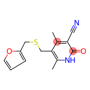 5-{[(2-furylmethyl)sulfanyl]methyl}-4,6-dimethyl-2-oxo-1,2-dihydropyridine-3-carbonitrile