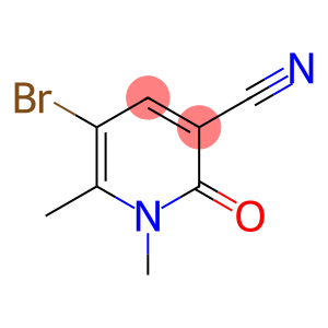 3-Pyridinecarbonitrile, 5-bromo-1,2-dihydro-1,6-dimethyl-2-oxo-