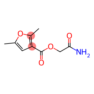 3-Furancarboxylic acid, 2,5-dimethyl-, 2-amino-2-oxoethyl ester