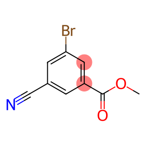 Benzoic acid, 3-broMo-5-cyano-, Methyl ester
