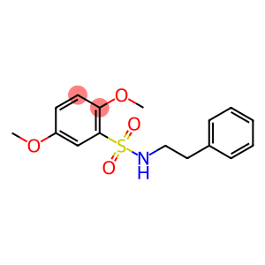2,5-dimethoxy-N-(2-phenylethyl)benzenesulfonamide
