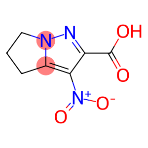 5,6-dihydro-3-nitro-4h-pyrrolo(1,2-b)pyrazole-2-carboxylic acid 7H7N3O4