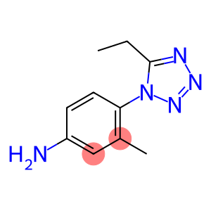 Benzenamine, 4-(5-ethyl-1H-tetrazol-1-yl)-3-methyl- (9CI)