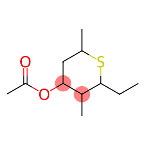 2H-Thiopyran-4-ol,2-ethyltetrahydro-3,6-dimethyl-,acetate(9CI)