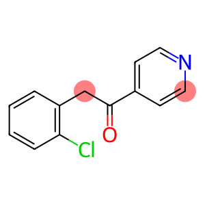 4-[(2-Chlorophenyl)acetyl]pyridine, 1-Chloro-2-[2-oxo-2-(pyridin-4-yl)ethyl]benzene
