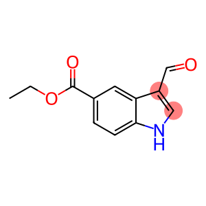 Indole-5-carboxylicacidethylester-3-carboxaldehyde