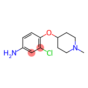 3-chloro-4-[(1-methylpiperidin-4-yl)oxy]aniline