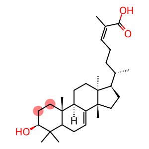 (3β,13α,14β,17α,20S,24Z)-3-Hydroxylanosta-7,24-dien-26-oicaci